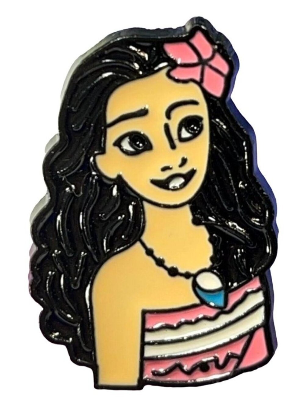 Moana Princess Lapel Pin Island Flower Cartoon Badge Accessories Pin Brooch Gift